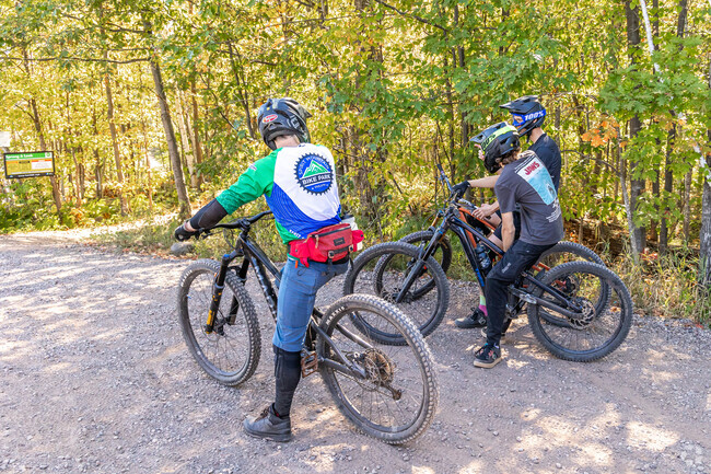 Mountain biking is a popular pastime in the Smithville neighborhood.
