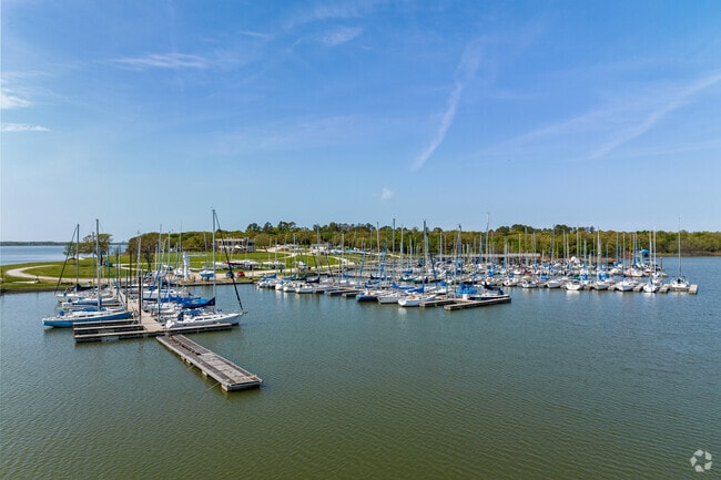 Dallas Corinthian Yacht Club is a private club for members only in Oak Point.
