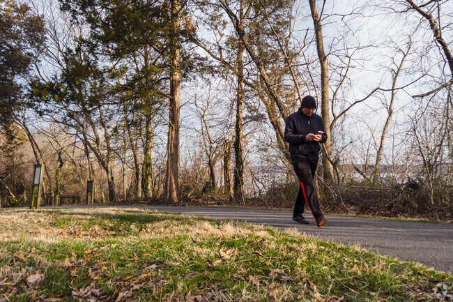 Mount Vernon Trail offers a paved path all the way to Washington DC.