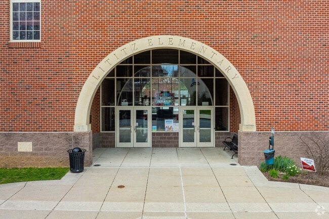 Lititz Elementary School is located at 20 S Cedar St in downtown Lititz.