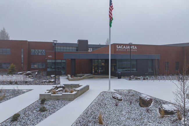 Sacajawea Middle School has a recently updated building.