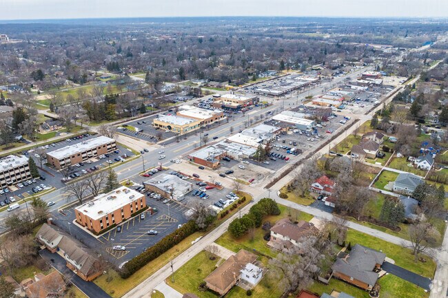 Downtown Palos Heights has a large retail presence.