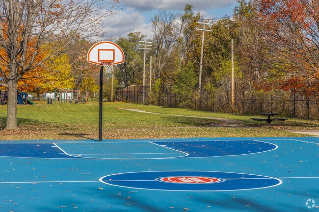 Play a game of basketball with your friends after school at the Hawthorne Park.