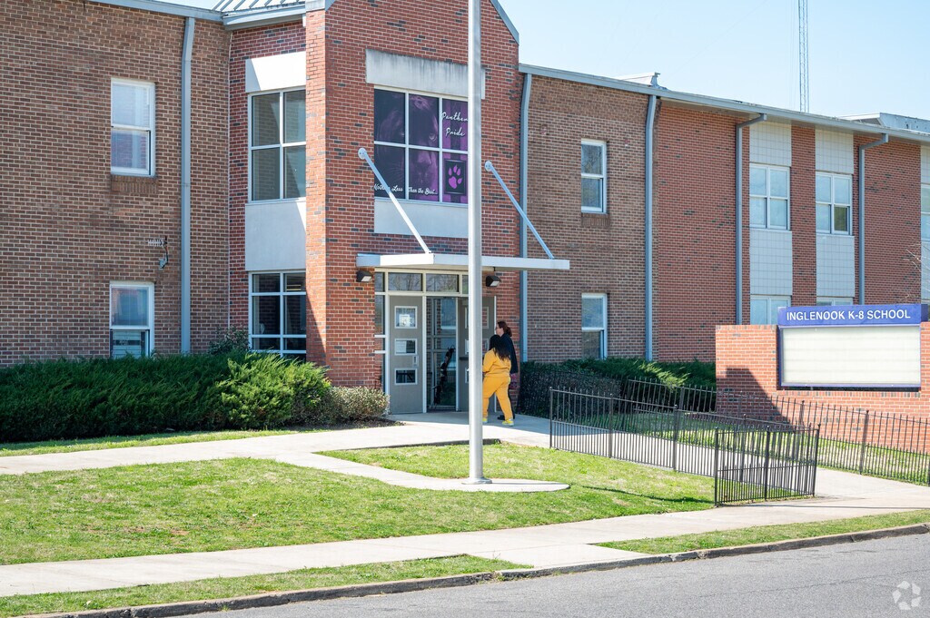 Inglenook Elementary School teaches grades K - 8th.