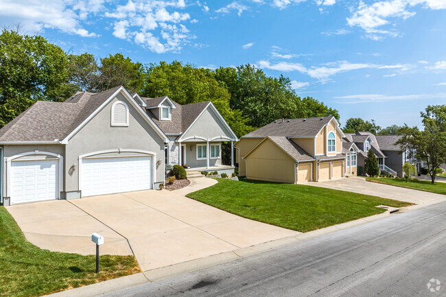 There are all styles and colors of of homes in the Bridger Neighborhood.