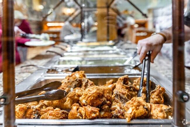 Mountain Gate Family Restaurant is known for its popular buffet.