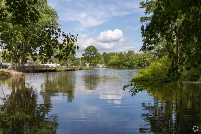 Enjoy the beautiful lake views at Birch Grove Park.