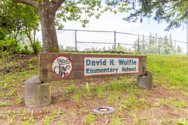 David Wolfle Elementary School serves the younger students in the area and earns a B from Niche.