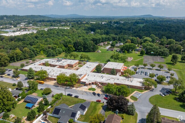 Lorane Elementary School has a lrge campus for its 451 students grade K-4.