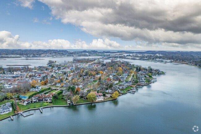 Spring Lake is a village surrounded by water.