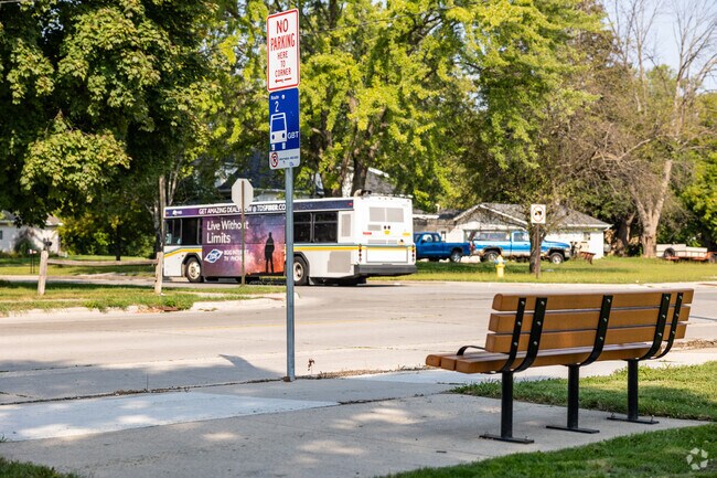 Public transportation serves Haevers Corners with regular service.