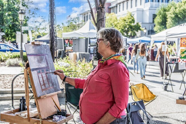 Local artists showcase unique pieces at the vibrant Livermore ArtWalk.