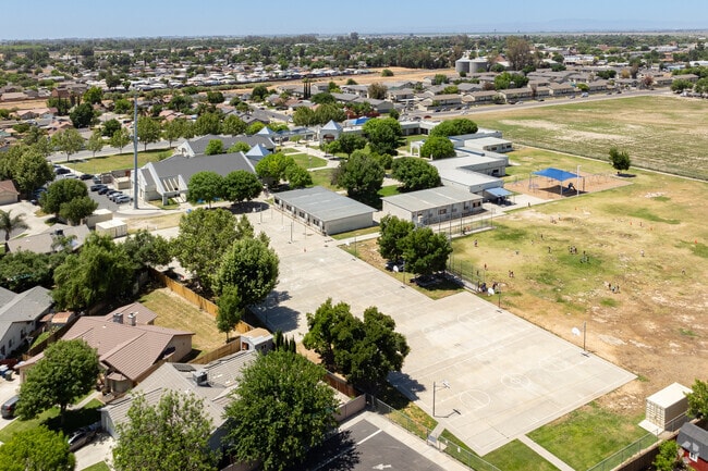 Lemoore students can play a game of basketball during recess at Cinnamon Elementary School.