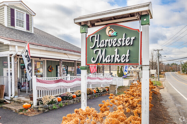 Harvester Market has many of your essentials and a great deli right in the center of town.
