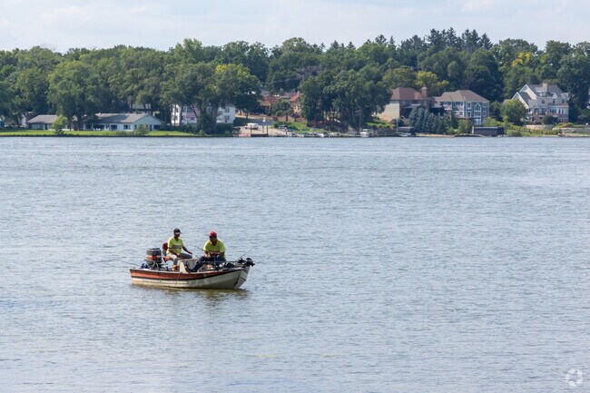 Residents of East Palm Beach are enjoying a fishing day on Lake Pistakee.