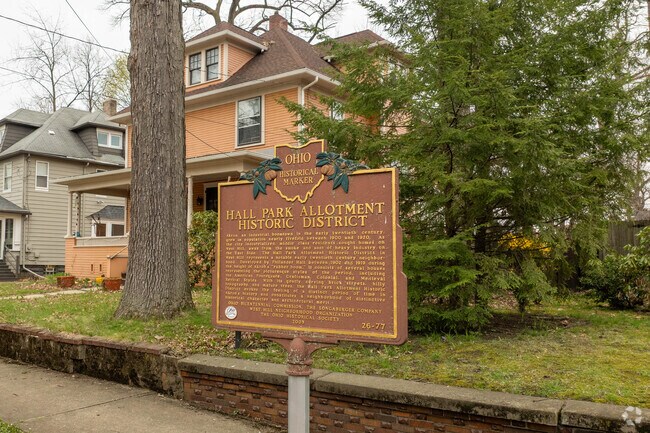 The historic Hall Park Allotment of the West Hill neighborhood dates back to the early 1920's.