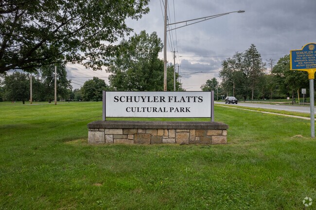 Schuyler Flatts is a large beautiful park in Loudonville residents love taking walks.