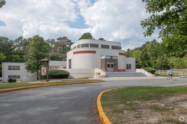 At the Ocmulgee Mounds National Historical Park, residents of Shirley Hills may perambulate.