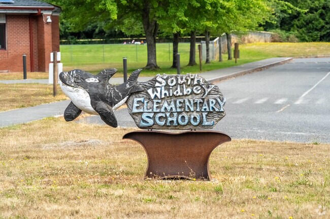 South Whidbey Elementary near Freeland welcomes young students as they beging their studies.