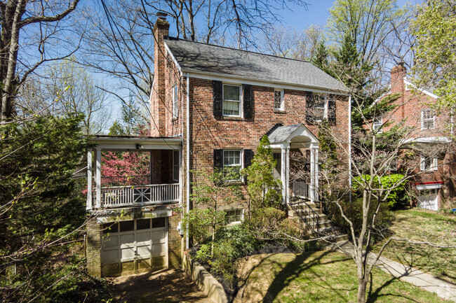 Brick Colonial Homes Adorn the Streets