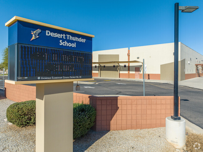 Where education shines bright: Desert Thunder Elementary's legacy.