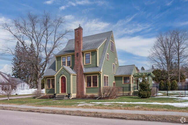 Beautiful New Englander-style houses sit prominently throughout residential areas of Essex Junction.