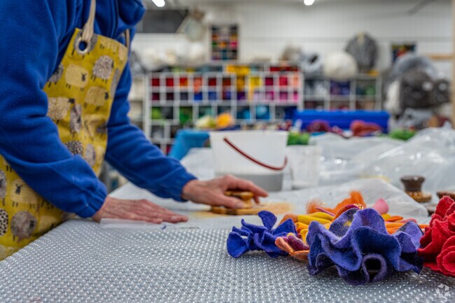 Heartfelt Silk in downtown Bayport offers a variety of felt making classes.