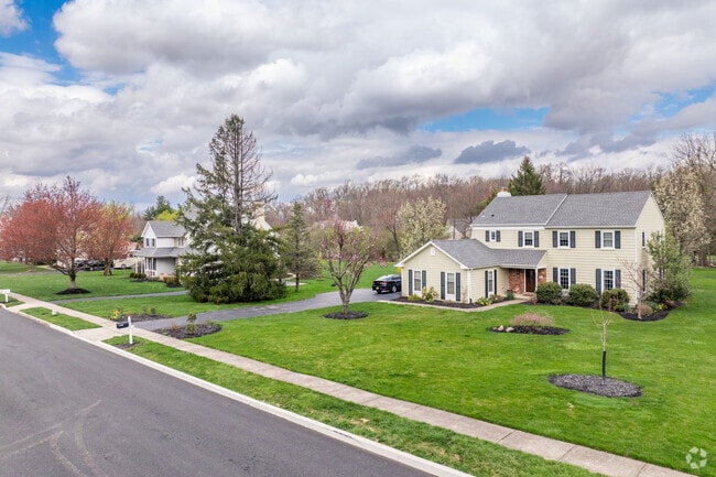 Sidewalks make Blue Bell a kid-friendly community.