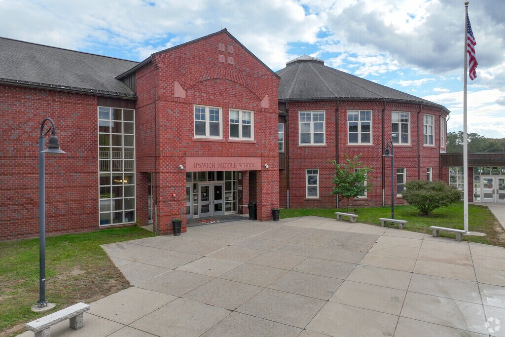 Ipswich Middle School is located on the same property as the High School.