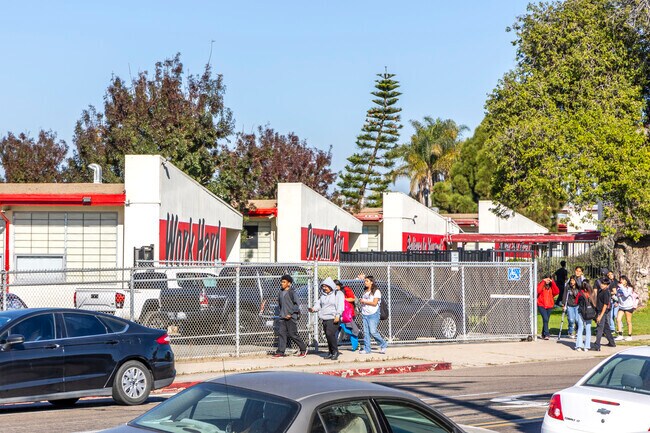 The Castle Park Middle School in Chula Vista.