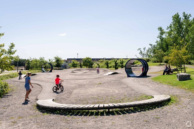 This bike park is just a few minutes from Lackawanna.