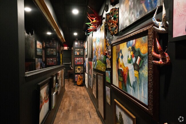 Be sure to take a look at the art inside La Grekka Cafe before heading home to South West.