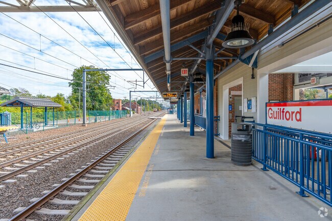 Guilford Train Station offers residents direct access to neighboring towns and cities.