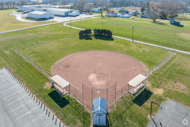 Silver Creek Township Park has several baseball diamonds for residents.