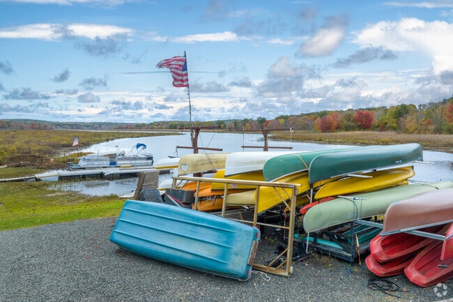 You can rent a canoe at Historic White's Landing along the Quaboag River in Brookfield.