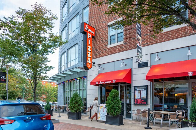 Grab a table at the acclaimed Regina's Pizza at Station Landing in Wellington.