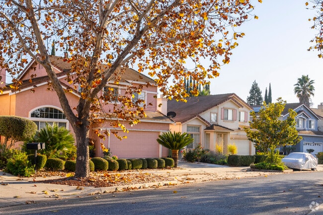 Homes in Mirassou Vineyards feature modern designs and spacious layouts.