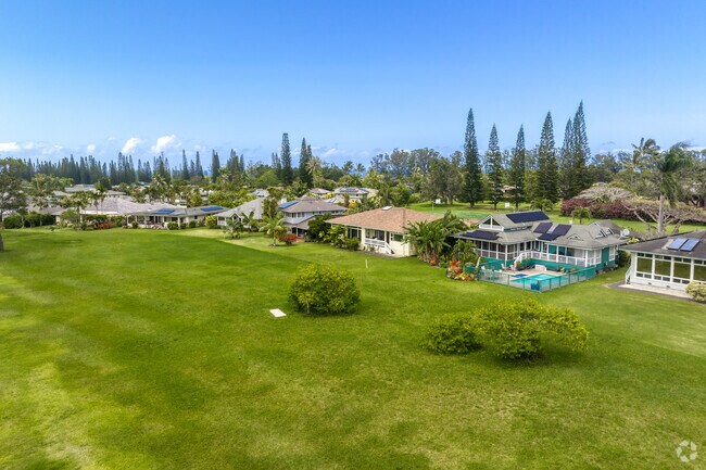 Housing in Princeville, HI, primarily consists of luxury homes, condos, and vacation rentals.