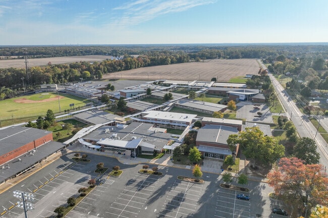 Students and staff love the campus of Varina High School.