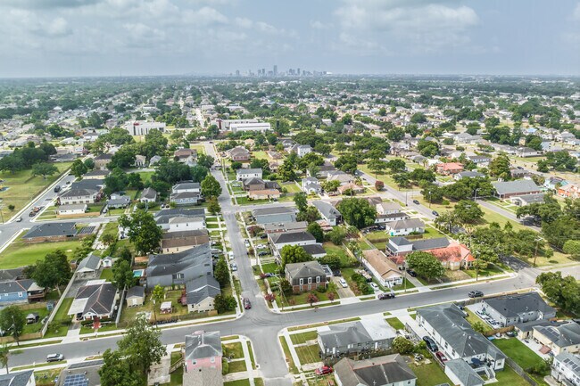 Downtown New Orleans is a quick commute from Milneburg.