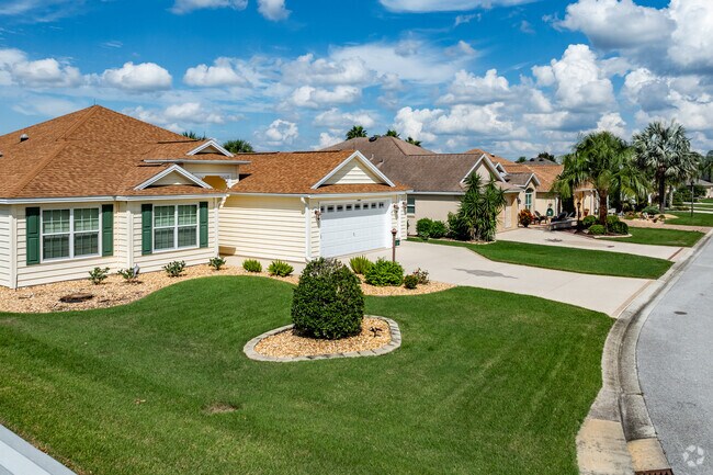 The Village of Amelia features rows of ranch style homes.