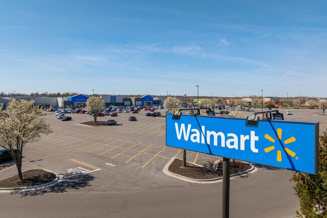 Walmart Supercenter is a south-side perk for Cross Point residents, with a wide selection of grocery options and an auto care center.