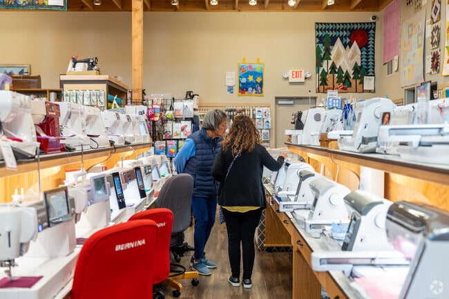 The quilting bee provides classes to improve your sewing work in the Veradale neighborhood.