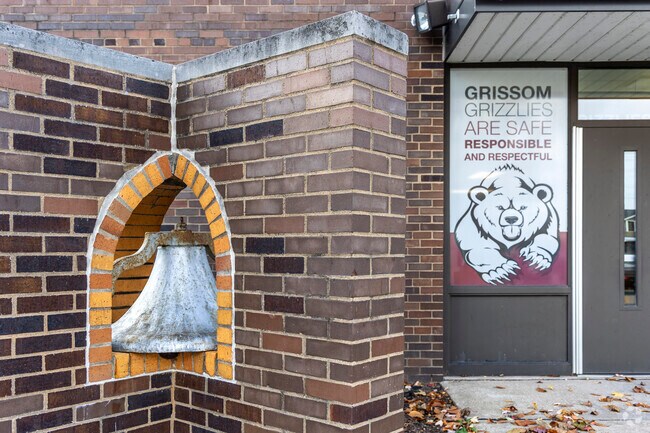 The bell of the Virgil I. Grissom Elementary in Princeton.