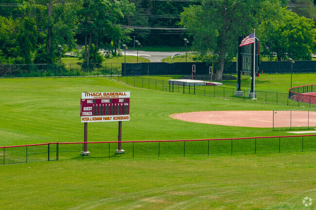 Boynton Middle School's scoreboard is dedicated to the Peter J. Romani family.