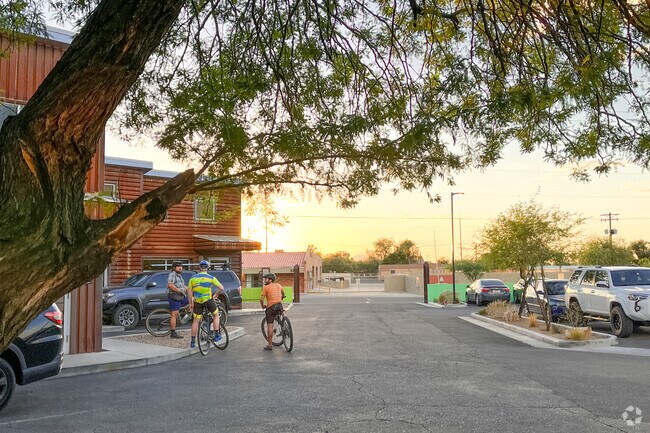 The biking paths through Tucson are a favorite of Dodge Flower residents.