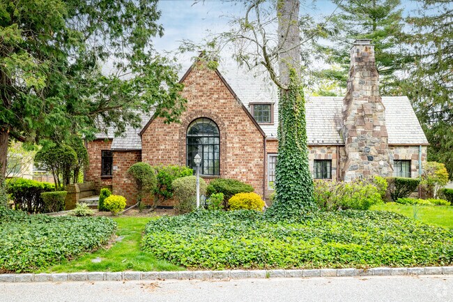 Single family homes, including this Tudor, are prevalent in Great Neck.