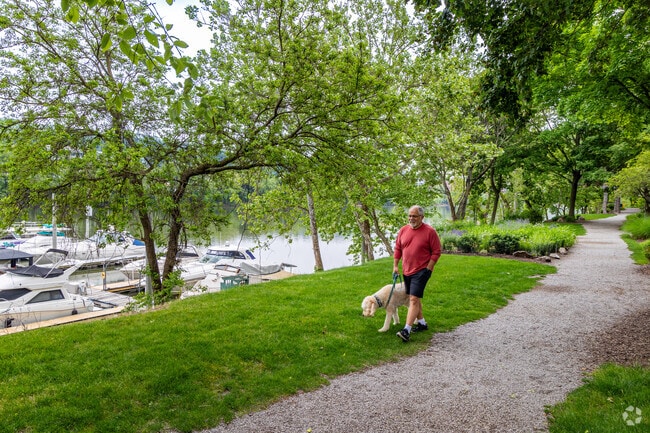 Herrs Island has beautiful scenery and trails to enjoy.