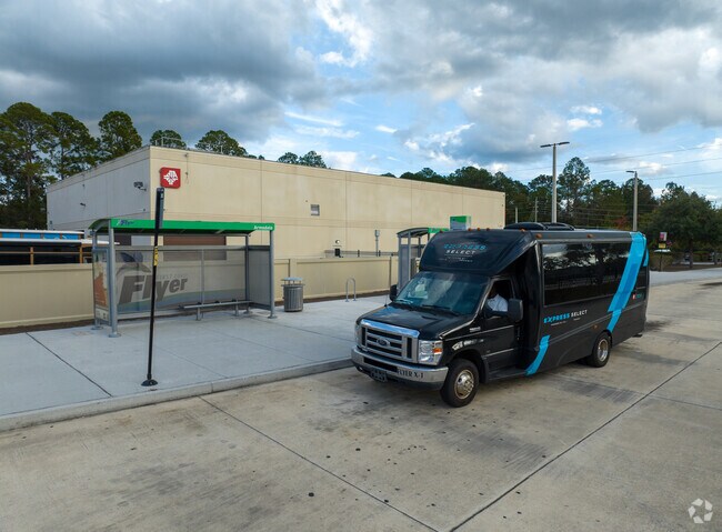 Local shuttle service is also available around town.