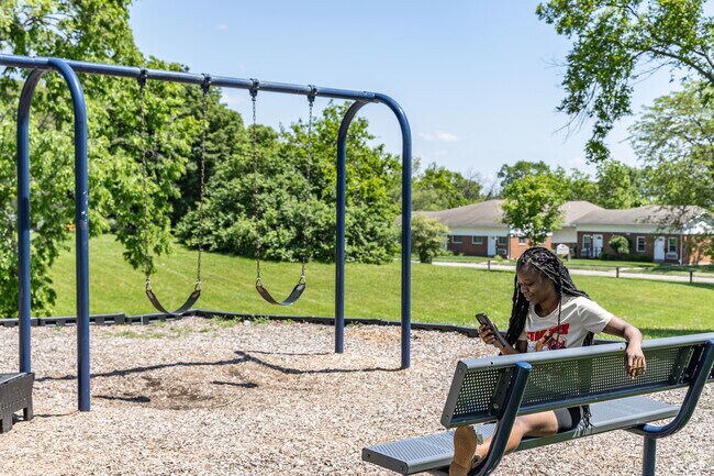 Residents of Pineview spend all the time the can outside and enjoying Mallory Park.